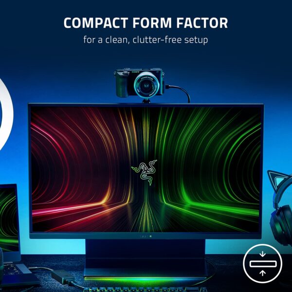 Razer Ripsaw X - USB-opnamekaart met 4K-camera-aansluiting voor volledige 4K-streaming (4K 30FPS-opname, HDMI 2.0, USB 3.0, Plug and Play, streamingsoftware configureerbaar,...