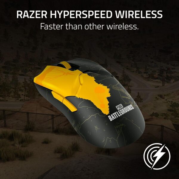 Razer Viper V2 Pro PUBG Battlegrounds Ed - Ultra-Lightweight Wireless Esports Gaming Mouse (30K DPI Optical Sensor, Wireless HyperSpeed Technology, Gen-3 Optical Mouse Switches,...