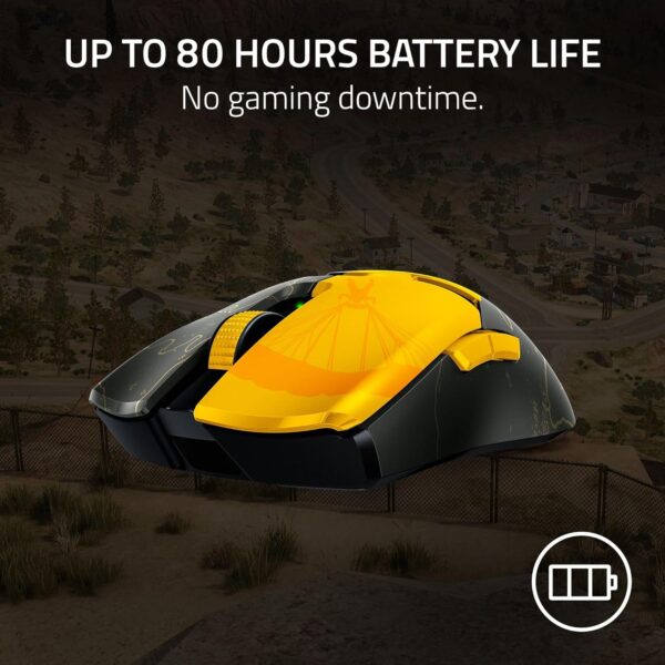 Razer Viper V2 Pro PUBG Battlegrounds Ed - Ultra-Lightweight Wireless Esports Gaming Mouse (30K DPI Optical Sensor, Wireless HyperSpeed Technology, Gen-3 Optical Mouse Switches,...