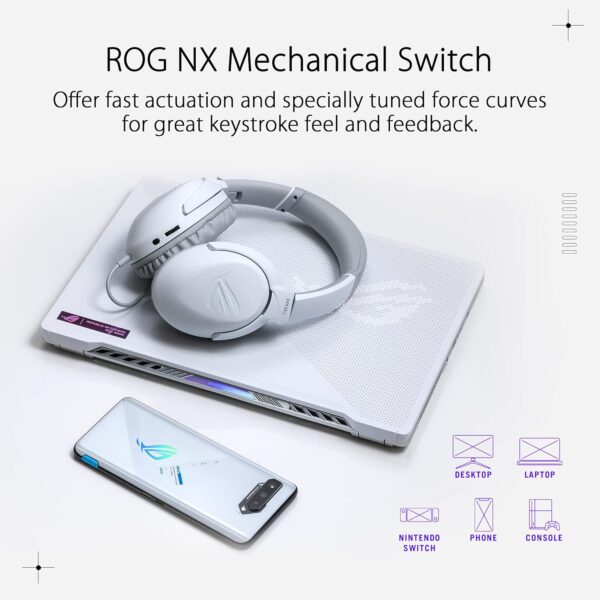 ROG Strix Go Wired Gaming Headset (AI Noise-Canceling Mic, Discord Certified Mic, 40mm Drivers, Hi-Res Audio, USB-C, Lightweight, For PC, Mac, Switch, PS4, PS5 and Mobile...