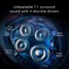 ROG Theta 7.1 Gaming Headset (AI Noise-Canceling Mic, 7.1 Surround Sound, ROG-thuisbioskwaliteit 7.1 DAC, ESS quad-drivers, voor PC Mac, PS4, Switch and slimme apparaten)