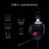 ROG Theta 7.1 Gaming Headset (AI Noise-Canceling Mic, 7.1 Surround Sound, ROG-thuisbioskwaliteit 7.1 DAC, ESS quad-drivers, voor PC Mac, PS4, Switch and slimme apparaten)