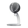 Shure MV5 Digital Condenser Microphone with Cardioid - Plug and Play with iOS, Mac, PC, On-Screen, Includes USB and Lightning Cables - Grey with Black Foam