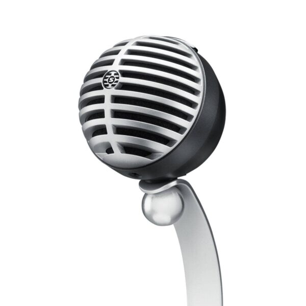 Shure MV5 Digital Condenser Microphone with Cardioid - Plug and Play with iOS, Mac, PC, On-Screen, Includes USB and Lightning Cables - Grey with Black Foam