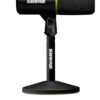 Shure MV6 USB Gaming Microphone, USB-C, Dynamic Microphone, Car Level Mode, Digital Popperstopper, for PC Gamers & Streamers MV6 Microphone, Desk Tripod with Round Foot, 1m...