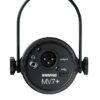 Shure MV7+ Podcast Microphone-Enhanced Audio, LED Touch Panel, USB-C & XLR Outputs, Auto Level Mode, Digital Pop Filter, Reverb Effects, Podcasting, Streaming, Recording - Black