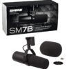 Shure SM7B Vocal Dynamic Microphone for Broadcast, Podcast & Recording, XLR Studio Mic for Music & Speech, Wide Frequency, Warm & Smooth Sound, Rugged Construction, Detachable...