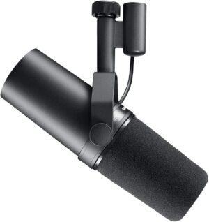Shure SM7B Vocal Dynamic Microphone for Broadcast, Podcast & Recording, XLR Studio Mic for Music & Speech, Wide Frequency, Warm & Smooth Sound, Rugged Construction, Detachable...