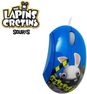 Steelserie 62046 muis, Raving Rabbits BWAAAAH!, blauw