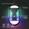SteelSeries Aerox 3 - Holey RGB Gaming Mouse - Ultralight Waterproof Design - 8,500 DPI TrueMove Core Optical Sensor - Onyx