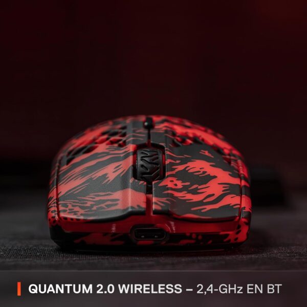 SteelSeries Aerox 3 Wireless - FaZe Clan Edition - Perforated RGB Gaming Mouse - TrueMove Air Optical Sensor with 18K DPI - Water Resistant Ultra Low Weight Design