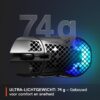 SteelSeries Aerox 5 Wireless - Holey RGB Gaming Mouse - Ultra-Lightweight Water Resistant Design - 9 Buttons - Bluetooth/2.4GHz - 18K DPI TrueMove Air Optical Sensor