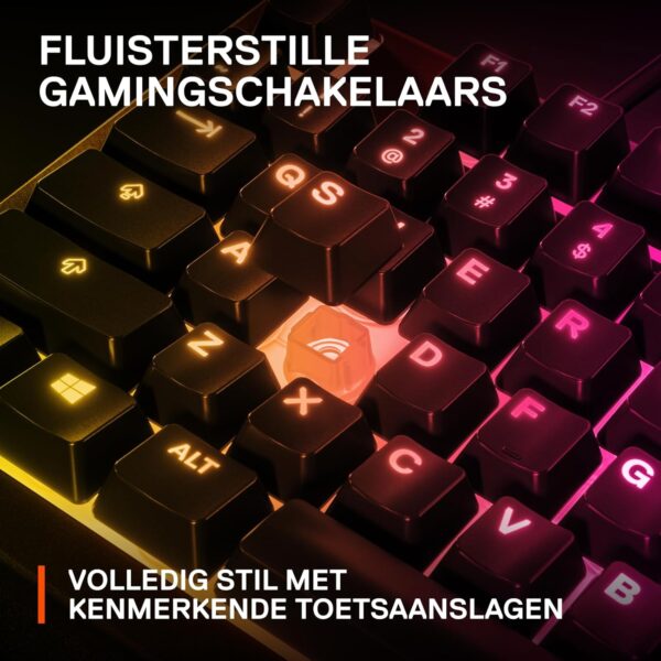 SteelSeries Apex 3 TKL RGB Gaming Keyboard - Compact TKL Keyboard for Esports - 8-Zone RGB Lighting - US QWERTY Layout - Black