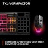 SteelSeries Apex 3 TKL RGB Gaming Keyboard - Compact TKL Keyboard for Esports - 8-Zone RGB Lighting - US QWERTY Layout - Black