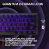 SteelSeries Apex Pro Mini Wireless HyperMagnetic Gaming Keyboard – World's Fastest Keyboard – Compact 60% Design – RGB – PBT Keycaps – Bluetooth – 2.4GHz – USB-C – French AZERTY...