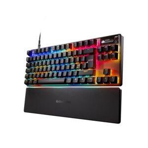 SteelSeries Apex Pro TKL Gen 3 - HyperMagnetic Gaming Keyboard - OmniPoint 3.0 - Adjustable Activation - Rapid Trigger - Presets for Games - Rapid Tap/SOCD - OLED - RGB - NOR...