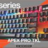 SteelSeries Apex Pro TKL Gen 3 - HyperMagnetic Gaming Keyboard - OmniPoint 3.0 - Adjustable Activation - Rapid Trigger - Games Presets - Rapid Tap/SOCD - OLED - RGB - UK Layout...