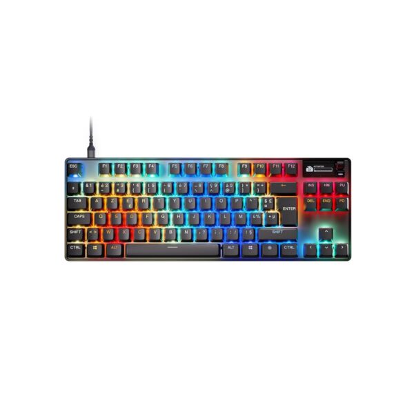 SteelSeries Apex Pro TKL Gen 3 - HyperMagnetic Gaming Keyboard - OmniPoint 3.0 - Adjustable Activation - Rapid Trigger - Presets for Games - Rapid Tap/SOCD - OLED - RGB - FR...