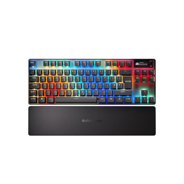 SteelSeries Apex Pro TKL Wireless Gen 3 - HyperMagnetic Gaming Keyboard - OmniPoint 3.0 - Adjustable Activation - Rapid Trigger - Games Presets - Rapid Tap/SOCD - OLED -UK...
