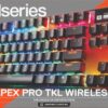 SteelSeries Apex Pro TKL Wireless Gen 3 - HyperMagnetic Gaming Keyboard - OmniPoint 3.0 - Adjustable Activation - Rapid Trigger - Games Presets - Rapid Tap/SOCD - OLED -UK...