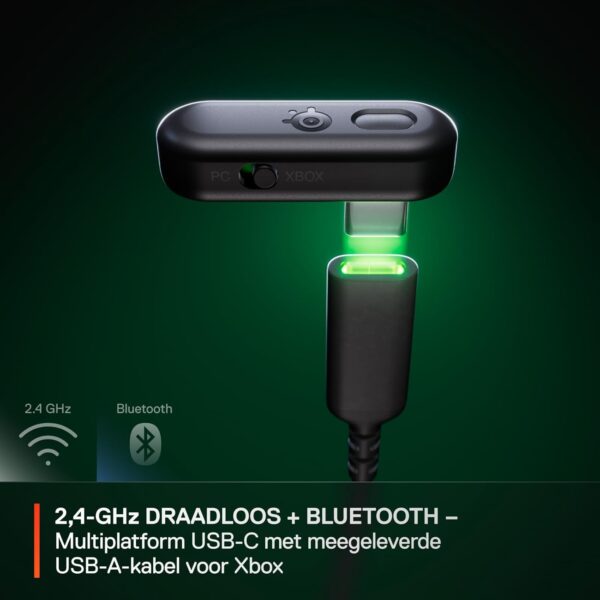 SteelSeries Arctis GameBuds™ for Xbox - Wireless Gaming Earbuds - 2.4GHz + BT5.3 - ANC/Transparency Mode - IP55 Water Resistance - 40 Hours Battery Life - Wireless Charging -...