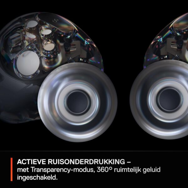 SteelSeries Arctis GameBuds™ for Xbox - Wireless Gaming Earbuds - 2.4GHz + BT5.3 - ANC/Transparency Mode - IP55 Water Resistance - 40 Hours Battery Life - Wireless Charging -...