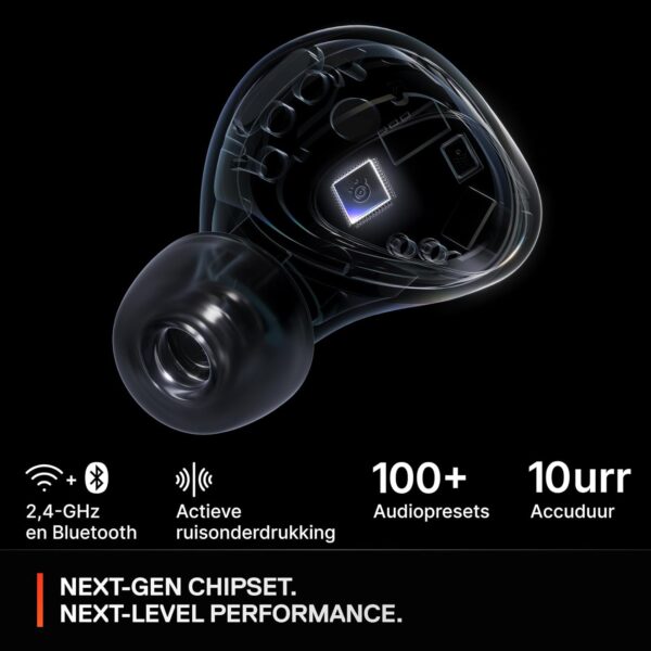 SteelSeries Arctis GameBuds™ for Xbox - Wireless Gaming Earbuds - 2.4GHz + BT5.3 - ANC/Transparency Mode - IP55 Water Resistance - 40 Hours Battery Life - Wireless Charging -...