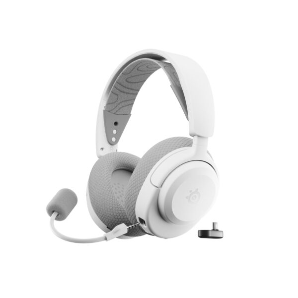 SteelSeries Arctis Nova 3P Wireless Multiplatform Gaming Headset - Mobile App Control - 40 Hours Battery Life - Neodymium Magnet Drivers - 2.4 GHz/Bluetooth - Detachable...