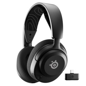 SteelSeries Arctis Nova 5 Wireless Gaming Headset for Multiple Systems- Neodymium Magnet Drivers- 100+ Audio Presets- 60 Hours Battery Life- 2.4GHz or Bluetooth ClearCast...