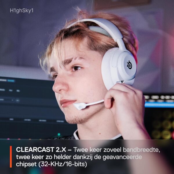 SteelSeries Arctis Nova 5 Wireless Gaming Headset for Multiple Systems- Neodymium Magnet Drivers- 100+ Audio Presets- 60H Battery Life- 2.4GHz or Bluetooth ClearCast Gen2.X-mic-...