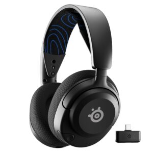 SteelSeries Arctis Nova 5P Wireless Gaming Headset for Multiple Systems- Neodymium Magnet Drivers- 100+ Audio Presets- 60H Battery Life- 2.4GHz Bluetooth- ClearCast Gen2.X-mic-...