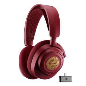 SteelSeries Arctis Nova 7 Wireless - Gaming Headset for PC, PS5, Switch & Mobile - Dragon Edition - 2 Speaker Plate Sets - Dual Wireless 2.4GHz and Bluetooth - 38 Hours Battery...