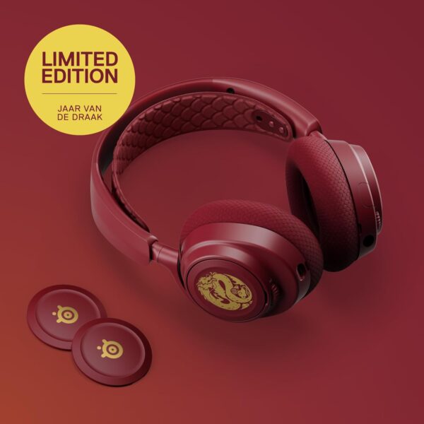 SteelSeries Arctis Nova 7 Wireless - Gaming Headset for PC, PS5, Switch & Mobile - Dragon Edition - 2 Speaker Plate Sets - Dual Wireless 2.4GHz and Bluetooth - 38 Hours Battery...