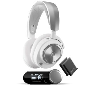 SteelSeries Arctis Nova Pro Wireless - multi-system gaming headset - Neodymium magnet drivers - Active noise cancellation - Infinity Power System -ClearCast Gen 2-mic -PC, PS5,...