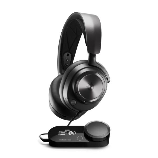SteelSeries Arctis Nova Pro Wireless Multi-System Gaming Headset - Neodymium Magnet Drivers - Active Noise Cancelling - Infinity Power System -ClearCast Gen 2 Microphone - PC,...