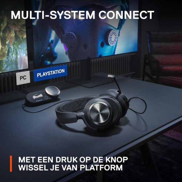 SteelSeries Arctis Nova Pro Wireless Multi-System Gaming Headset - Neodymium Magnet Drivers - Active Noise Cancelling - Infinity Power System -ClearCast Gen 2 Microphone - PC,...