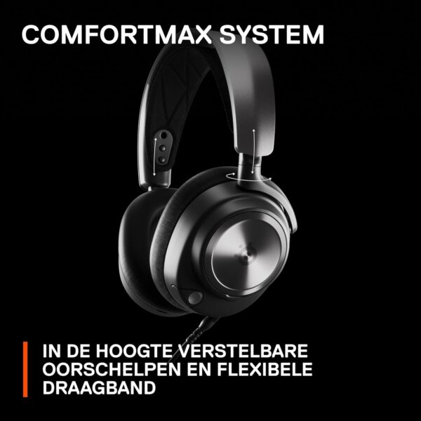 SteelSeries Arctis Nova Pro Wireless Multi-System Gaming Headset - Neodymium Magnet Drivers - Active Noise Cancelling - Infinity Power System -ClearCast Gen 2 Microphone - PC,...