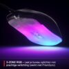 SteelSeries Rival 3 Gen 2 Gaming Mouse - TrueMove Core optical sensor with 8,500 DPI - Guaranteed 60 million mouse clicks - Low latency - Low weight 77g - 100% PTFE feet - RGB -...