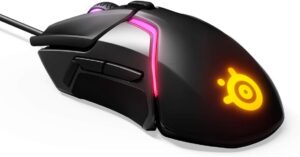 SteelSeries Rival 600 Gaming Mouse, 12000 CPI TrueMove3+ Sensors, Multicolor-Black