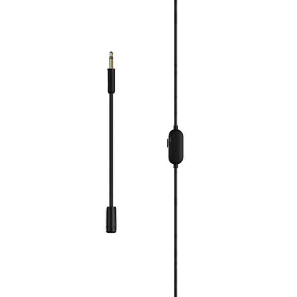 SteelSeries Tusq - In-Ear Gaming Headset - Dual Microphone with Removable Covers - Ergonomic Suspension Headphones - for Mobile Devices - Black