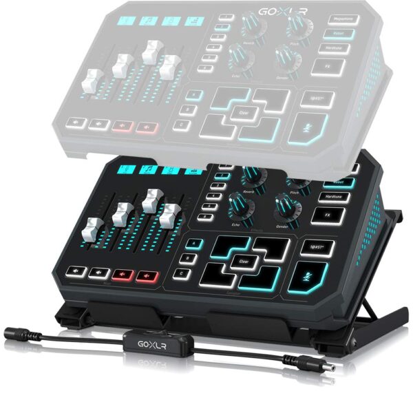 TC Helicon All-Metal Adjustable Desk Stand for Go XLR