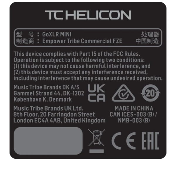 TC Helicon GoXLR MINI-WH Online Broadcast Mixer with USB/Audio Interface and Midas Preamp | All-in-one Audio Interface for Streamers & Creators | Supports Windows 7, 8, 10 & 11...