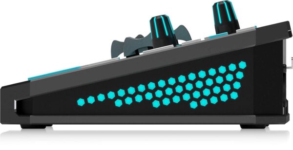 TC Helicon GoXLR Revolutionary online broadcasting platform with 4-channel mixer, motorized faders, soundboard and vocal effects
