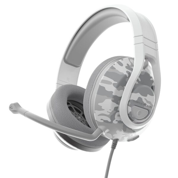 Turtle Beach Bekabelde Recon 500 Arctic Camo gamingheadset voor meerdere platforms - PS5, PS4, pc, Xbox-serie X|S, Xbox One en Nintendo Switch
