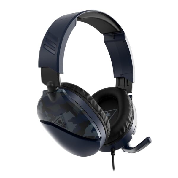 Turtle Beach Recon 70 Blue Camo gaming-headset voor PS4, PS5, Nintendo Switch, Xbox One en pc