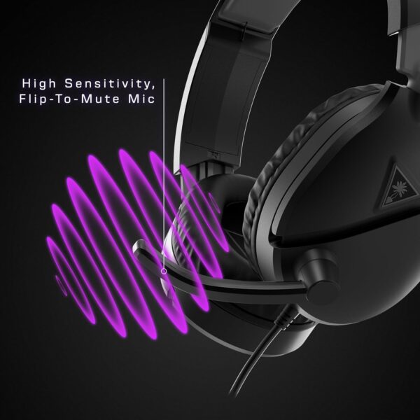 Turtle Beach Recon 70 Multiplatform Gaming Headset voor PC, PS5, PS4, Xbox Series X|S, Xbox One, Nintendo Switch & Mobile met 3,5 mm bedrade verbinding - Flip-to-Mute microfoon,...